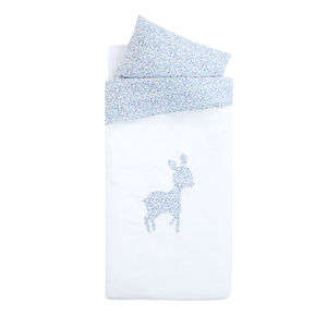 Σετ κρεβατιού με παπλωματοθήκη 100 x 140 εκ. + μαξιλαροθήκη 60 x 40 εκ. - Tiny Flowers 