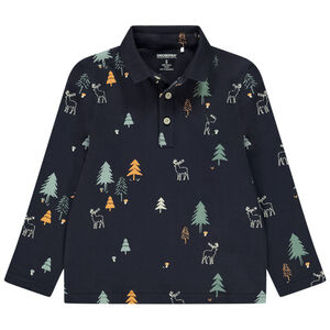 Πολυκαιρισμένο πλεκτό μπλουζάκι με σχέδιο για αγόρι 