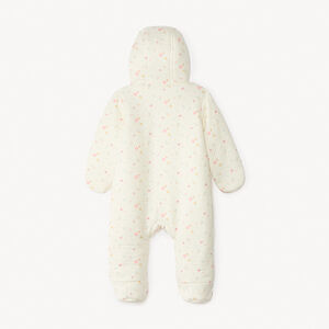 Πιλοτική φόρμα με floral σχέδιο για bebe κορίτσι με διαφορετικά τελειώματα ανάλογα με την ηλικία 