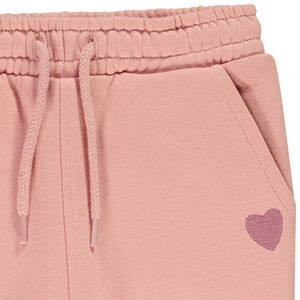 "Μπλούζα jogging μονόχρωμη με κέντημα καρδιά για μωρό κορίτσι" 