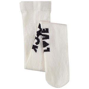 Collant épais print love rock fille 