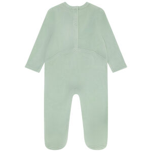 Dors-bien en velours pour bébé fille avec ouvertures différentes selon l'âge 