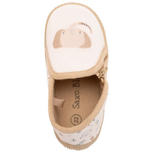 Βρεφικά παπουτσάκια μποτάκια με φερμουάρ print ελέφαντας για bebe αγόρι 