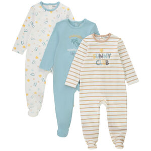 Σετ 3 φορμάκια από jersey με φαντεζί σχέδιο για bebe αγόρι 