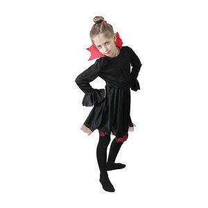 Στολή Vampirette Size L 7-8 ετών - Μαύρο 