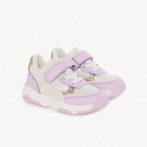 Αθλητικά παπούτσια με δίχτυ και γκλίτερ για κορίτσι μωρό 