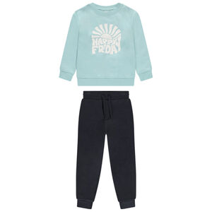 Φόρμα από πλεκτό με σχέδιο για αγόρι 