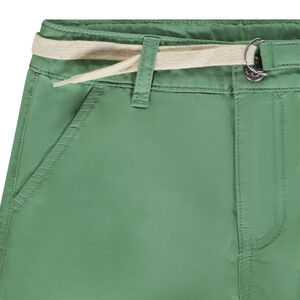 Βερμούδα με ζώνη twill για αγόρι 