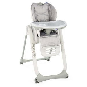 Καρέκλα Φαγητού Polly 2 Start Happy Silver 
