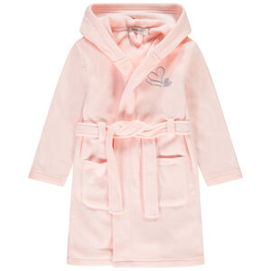 Robe de chambre en polaire rose pour enfant fille Main Robe de chambre en polaire rose pour enfant fille