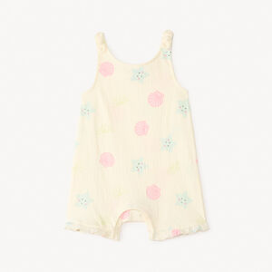 Κοντή φόρμα με εκτύπωση παραλίας για κορίτσι μωρού 