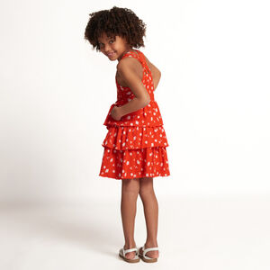 Αμάνικο φόρεμα με λουλούδια για κορίτσι 