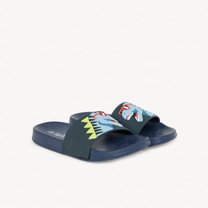 Σανδάλια δεινόσαυρος με ανάγλυφο σχέδιο για αγόρι με λουράκι ανάλογα με το νούμερο 