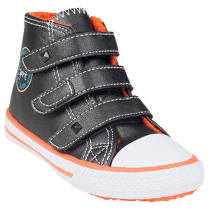  Αθλητικά μποτάκια με τριπλό αυτοκόλλητο velcro και επένδυση από ψεύτικη γούνα 