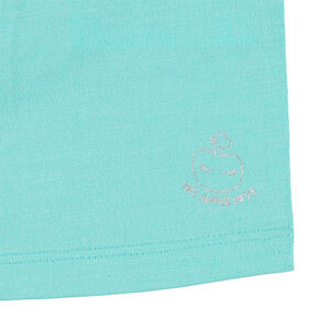 Σετ από 3 μονόχρωμα αμάνικα μπλουζάκια από βαμβάκι με λεπτές τιράντες για κορίτσι. 