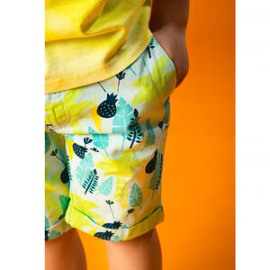 Bermuda en twill imprimé tropical pour garçon Main Bermuda en twill imprimé tropical pour garçon