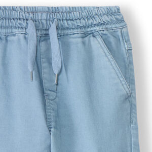 Τζιν φόρμα cargo μονόχρωμη με τσέπες για αγόρι 