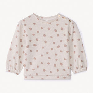 Σακάκι με τυπωμένα πουά και λαμπερά για κορίτσι μωρού 