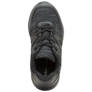 Αθλητικά παπούτσια από δίχτυ με μελανζέ όψη και κορδόνια 