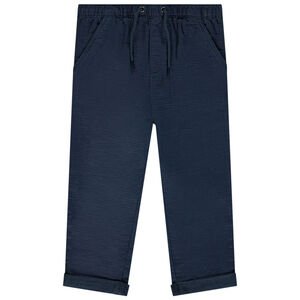 Παντελόνι μονόχρωμο πάνινο για bebe αγόρι 