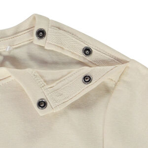 T-shirt μακρυμάνικο puff print δεινόσαυρος για μωρό αγόρι 