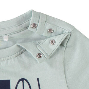 Κοντομάνικο μπλουζάκι με φαντεζί σχέδιο για bebe αγόρι 