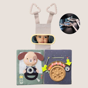 Βιβλίο Βρεφικό Για Παιχνίδι Στο Αυτοκίνητο Με Πολυαισθητιριακές Δραστηριότητες 