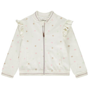 Ζακέτα από φούτερ με σχέδιο κοχύλια για κορίτσι 