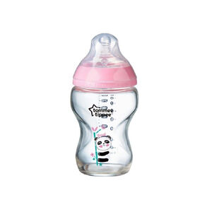 Μέτριο γυάλινο μπουκάλι 1x250ml για κορίτσι με αλουμινένιο καπάκι 