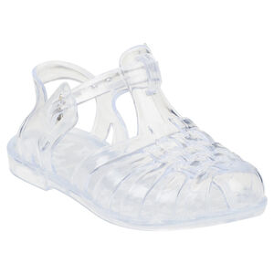 Sandales de plage transparentes à boucle 