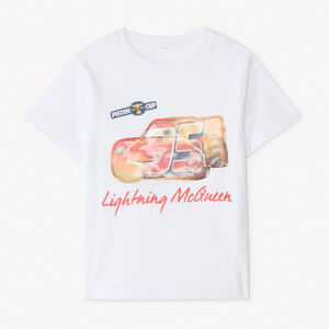 T-shirt με κοντά μανίκια με εκτύπωση lenticular Flash McQueen Disney - Pixar για αγόρια 