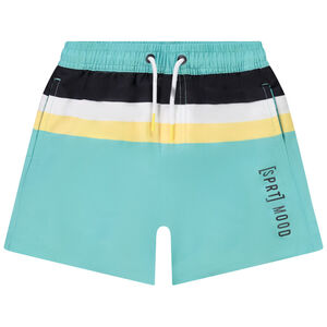 Σορτς μπάνιου effet color block για αγόρι 