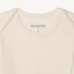 Σετ 5 μονόχρωμα bodies με μακριά μανίκια για μωρό 