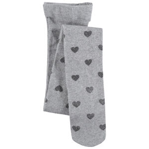 Πάχυνση καλσόν με σχέδιο καρδιές σε όλη την επιφάνεια 