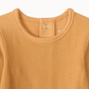 Σετ 3 μονόχρωμα bodies με μακριά μανίκια για μωρό αγόρι από jersey 