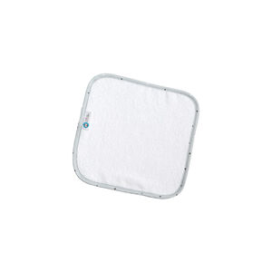 Λαβέτα 30x30 Λευκή Με Ρέλι (Stars Γκρι) 