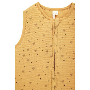 Υπνόσακος TOG 2 imprimé cœurs σε βαμβακερή γάζα 