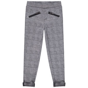 Jegging καρό Prince de Galles για κόριτσι Main Jegging καρό Prince de Galles για κόριτσι
