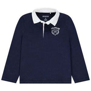 Πολυάρι μακρυμάνικο με κέντημα και δίχρωμο για αγόρι 