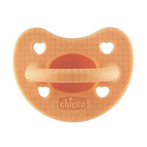 Chicco Physio Luxe Πιπίλα Σιλικόνης Πορτοκαλί 2-6m 1τμχ 