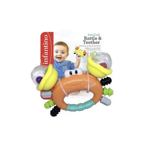 Μασητικο Οδοντοφυιας Rattle & Teether Dand Crab 
