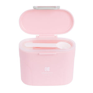 Kikka Boo Δοχείο Σκόνης Γάλακτος με κουτάλι 160g Pοζ 