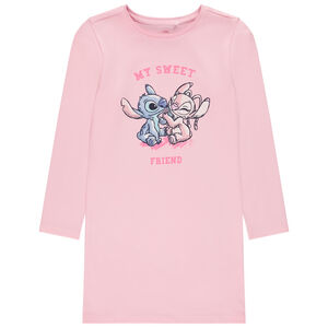 Νυχτερινή μπλούζα με σχέδιο Stitch & Angel Disney για κορίτσι 
