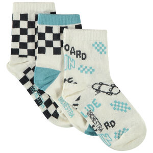 "Σετ από 3 ζευγάρια φαντεζί κάλτσες για αγόρι" 