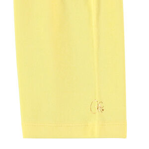 Σετ από 2 μονόχρωμα κολάν από βαμβάκι για κορίτσι 