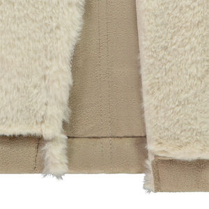 Περφέκτο από ψεύτικη γούνα με σουέντ για κορίτσι 