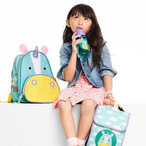 Μπουκαλακι Zoo Straw Bottle Pp Μονόκερος SKIPHOP 