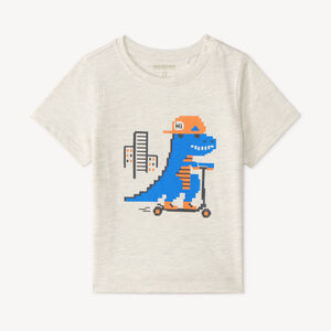 T-shirt με κοντά μανίκια για αγόρια με φανταστικό τύπωμα 