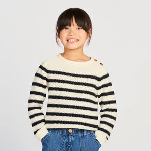 Μακρυμάνικο πλεκτό πουλόβερ μαρινιέρα για αγόρι 