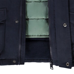 Πάρκα αδιάβροχη 2 σε 1 με αμάνικο μπουφάν για αγόρι 